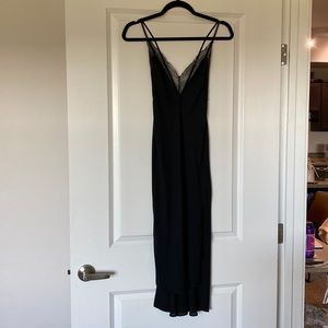 Black Victoria’s Secret Midi Slip